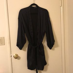 Black Silk Robe